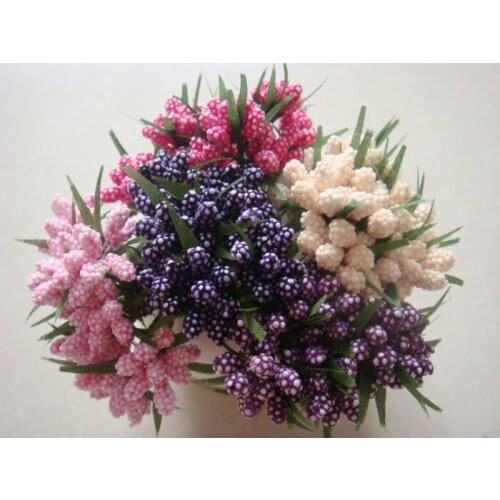 1440pcs/lot Artificial Flowers Stamen Wedding Favor Box Decor Beads Flower Diy Handmade Flowers