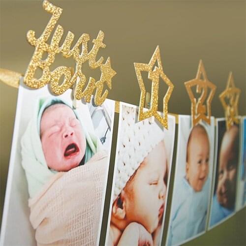 3 Meters Glitter Babys First Birthday Banner Birthday Banner 1st Birthday Banner Photo Banners Garland With Clips