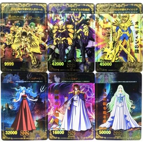 39pcs/set Saint Seiya Full Role Expansion Pack Toys Hobbies Hobby Collectibles Game Collection Anime Cards