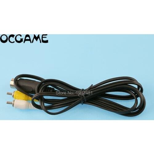 OCGAME Wholesale 1.8m Audio AV Cable for SEGA Genesis 1 generation 60pcs/lot