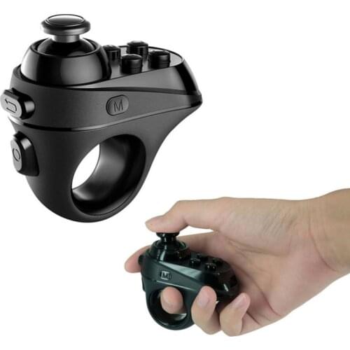 R1 Mini Ring Bluetooth4.0 Rechargeable Wireless VR Remote Game Controller Joystick Gamepad for Android 3D Glasses VR Games