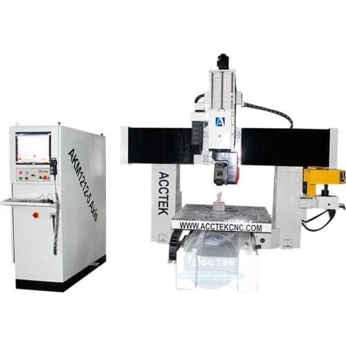 Factory price real 5 axis wood working machine 5 axis cnc router 1212