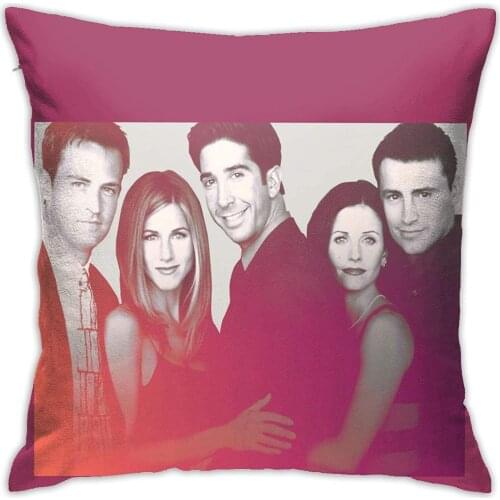 Friends Square Pillowcase Case Throw Decorationpillow Car Cushion (45cmx45cm)