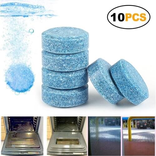 Hot! 10pcs=40L Effervescent Tablets Detergent For Home Kitchen Cleaning Car Windshield Glass Washer Cleaner Compact Dropshipping