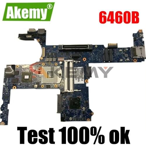 For HP EliteBook 6460B 8460W 8460P Laptop Motherboard 642754-501 642754-001 6050A2398501 With AMD GPU 100% Fully Tested