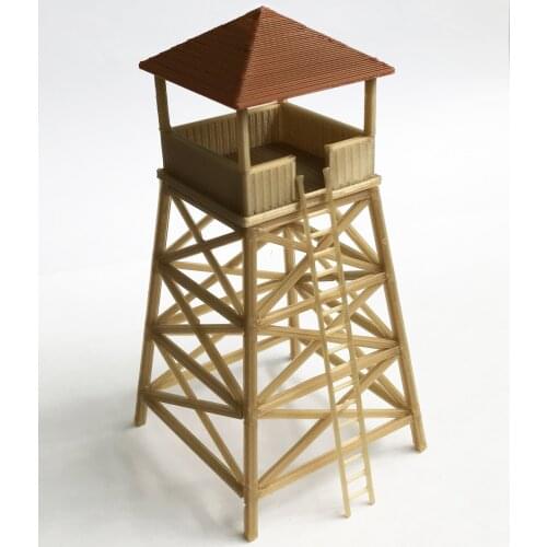 Outland Models Country Watchtower / Lookout Tower (tall) HO Scale Railway Layout