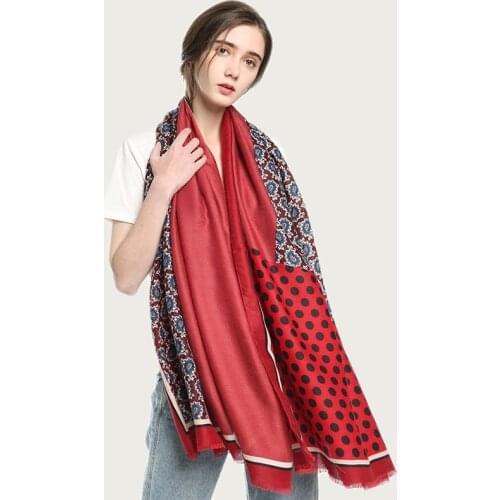 2021 New Women Luxury Hijab Scarf Stylish Print Shawl Wrap Female Elegant Neck Scarf Headwear [6802]