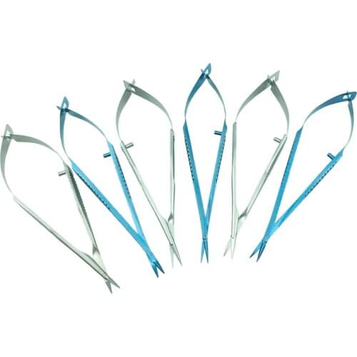 Ophthalmic Venus scissors Ophthalmic forceps animal experiment 8.2cm Stainless steel/Titanium ophthalmic instruments