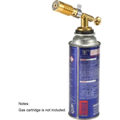 Portable Flame Gas Torch Blowtorch Copper Butane Lighter Burner Heating Welding Made From Pure Copper Anti-rust Heat-resistan