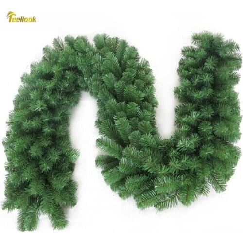 Teellook 2.7 m encryption Christmas decoration rattan Christmas doors and windows decorative pendant