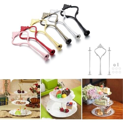 Three-Layer Fruit Dish Silicone Mold With Cake Holder Crystal Epoxy Mold Holders Tray Kits For DIY Table Home Decoration Tool