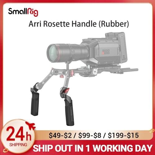 SmallRig Universal Standard Arri Rosette Shoulder Double Handle Rubber can rotate 360° 2784