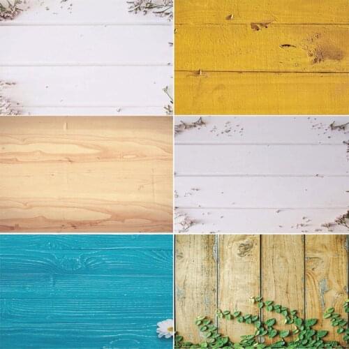 Vinyl Custom Photography Backdrops Wooden Planks Theme Photography Background 200526JN-02