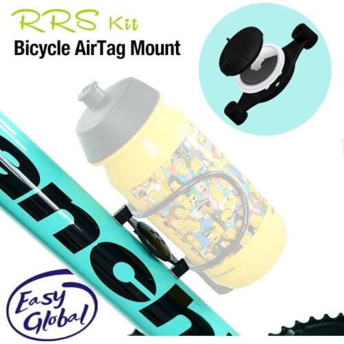 Rrskit Anti-lost Protective Case For Apple AirTag Locator Tracker Device Keychain Seat Arch Bracket Bike Bottle Cage Holder