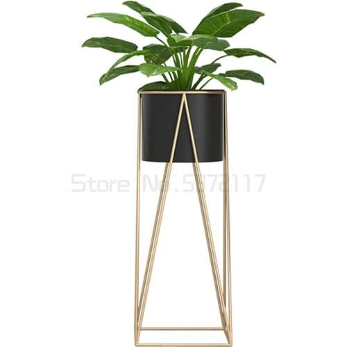 Iron flower rack storage rack flower rack indoor living room balcony floor type green pineapple green plant flower pot rack