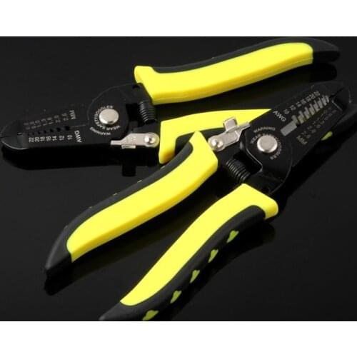 ZtDpLsd 1Pcs Cable Wire Stripper Cutter Crimper Automatic Multifunctional Tab Terminal Crimping Plier Tools Stripping Pliers