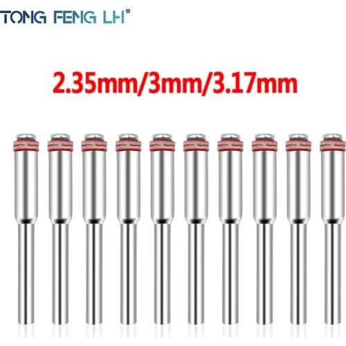 10pcs Shank Polishing Wheel Mandrels Cutting Cut-off Wheel Holder Mandrel Rotary Dremel Shaft Burs Cutting Jewelry Tools