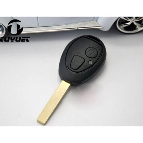 2 Buttons Remote Key Shell for Land Rover MG7 Car key Blanks for BMW Mini