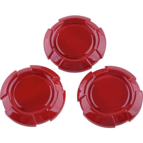 3Pcs/Set Red Car Door Key Jack Socket Cover Trim Fit For Jeep Wrangler JK 2017 2016 2015 2014 2013 2012 2011 2010 2009 2008 2007