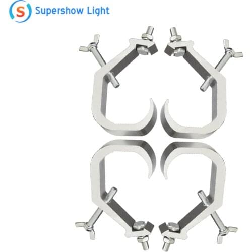 4Pcs LED Par Hooks Aluminum Lights Hook MAX 30KG Professional Stage Equipmen Light Truss DJ Club Light Hanging Clamp