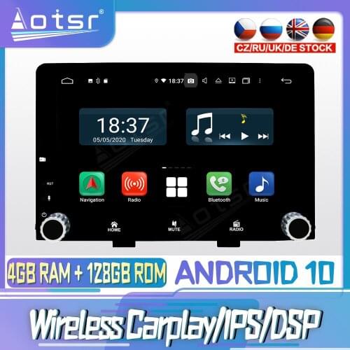 Android 10 PX6 128G For KIA RIO 2017 - 2018 Carplay DVD GPS Navigation Auto Radio Stereo Video Multimedia Player HeadUnit 2din
