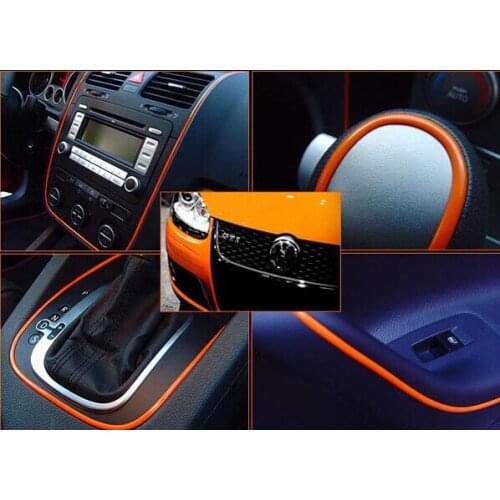 YAQUICKA 3M/lot 6 Colors Auto Car Grille Interior/ Exterior Mouldings Trim Modified Strip Chrome styling strips
