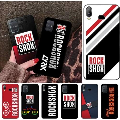 Rockshox Bicycle MTB pattern Phone Case For Samsung Galaxy A21S A01 A11 A31 A81 A10 A20E A30 A40 A50 A70 A80 A71 A51
