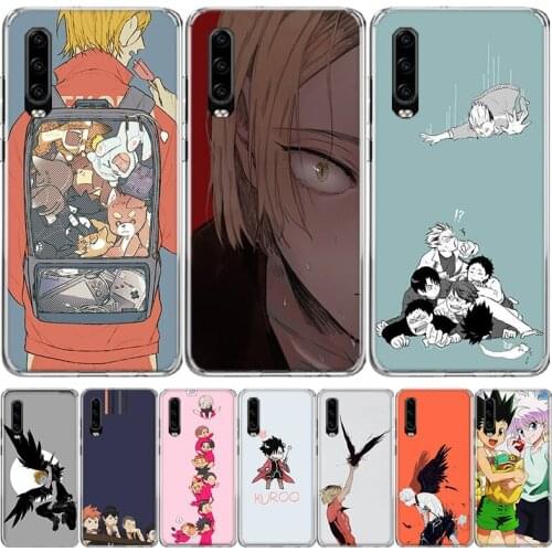 Haikyuu Nekoma Phone Case For Huawei Mate 30 20 10 P40 P30 P20 P10 Pro Lite P Smart Z Plus 2019 2018 Cover Coque