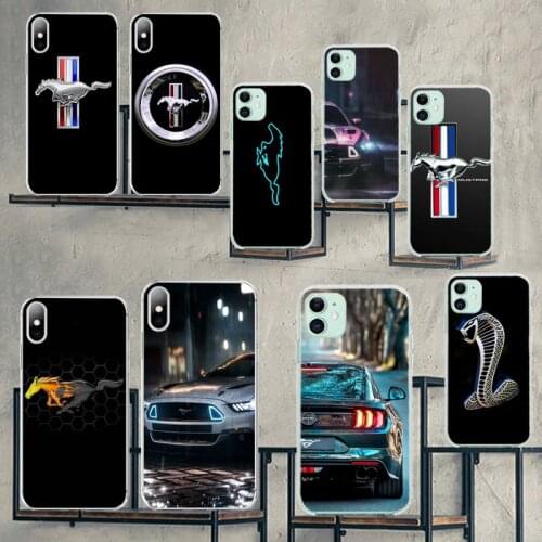 PENGHUWAN Cool mustang car DIY Printing Phone Case cover Shell for iPhone 11 pro XS MAX 8 7 6 6S Plus X 5S SE 2020 XR cover