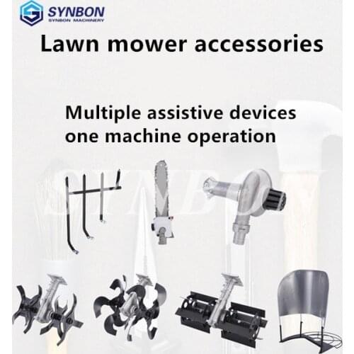 SYNBON mower tools,mowing grass ,grass support, rice bearing device,irrigation,sawing branches,weeding,loose soil,ditching