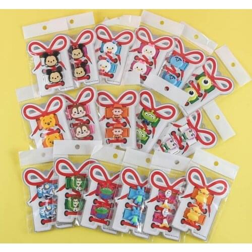 Disney toy story Woody Buzz Lightyear Forky alien mickey Minnie Toys Accessories Shoe buckle Action toy Figure kids gifts