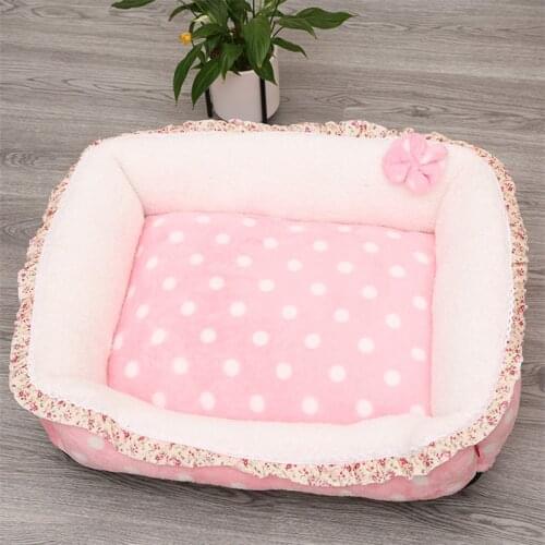 Princess Pet Mat Cat Nest Warm Dog Kennel House Soft Puppy Sleeping Bed Dog Cushion Sofa For Chihuahua Dog Basket Cama Cachorro