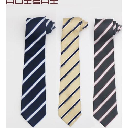 New Fashion polyester striped necktie for man film tie 8cm