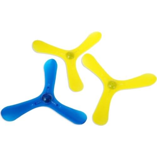 New LED Light 3 Leaves Boomerang Outdoor Fun Toy Sport Throw Flying Toys