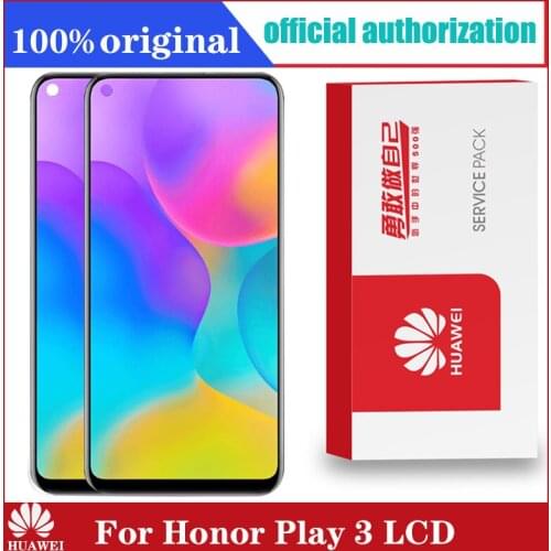 Original 6.39" Display Replacement With Frame For Huawei Honor Play 3 LCD Touch Screen Digitizer Assembly For Honor Play3 LCD