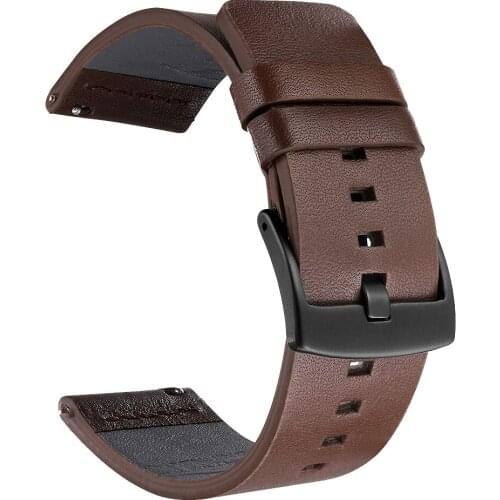 Genuine Classic Leather Strap For Samsung Gear S3 For galaxy watch active 40mm 44mm For Gear S3 Classic galaxy watch active 46mm