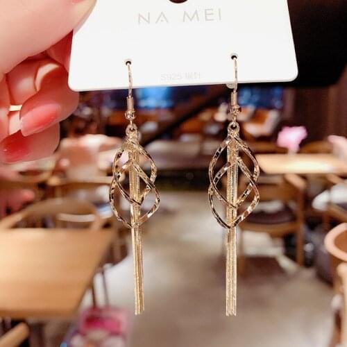 Earrings for Women Boucle Oreille Femme Long Tassel Hanging Dangle Drop EarringsTrendy Earrings Jewelry Bijoux