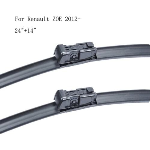 Two Boxes Packing Renault ZOE 2012- Factory Wholesale Front Window Windshield Windscreen Wiper Blade