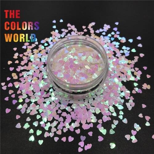 TCT-065 Heart Shape Nail Glitter Valentines Day Decoration Nail Art Decoration Nail DIY Decoration accesorios de brillo funkeln