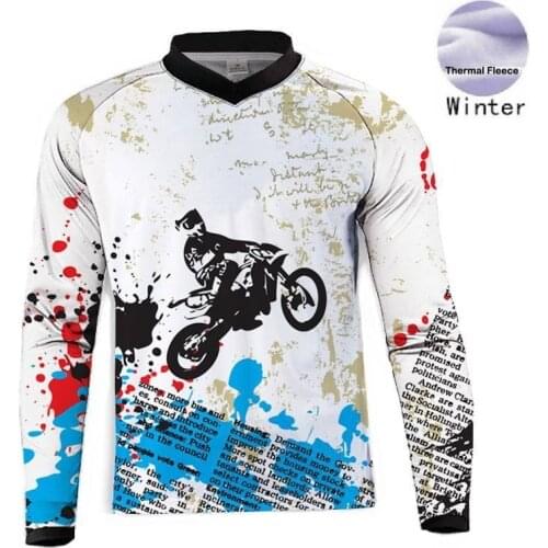 Winter new arrive Moto motocross keep warm jersey mx dh downhill jersey off road Mountain clycling long sleeve mtb Jersey