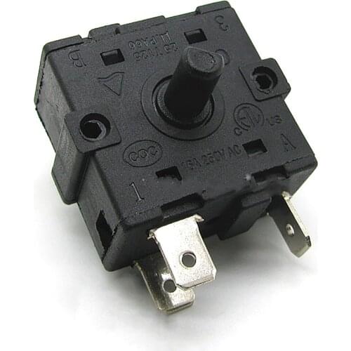 1PC 3Pin Rotary Switch 16A 250V AC for Electric Heater Radiator Repair Parts New