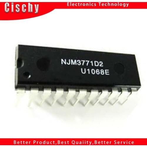 5pcs/lot NJM3771D2 NJM3771D NJM3771 DIP22 Bridge driver motor drive control chip