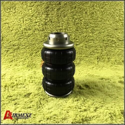 AIRMEXT®/ SN130210BC3-KS1/ Fit KSPORT coilover Thread M52*1.5 /Air suspension Triple convolute rubber airspring/airbag shock a