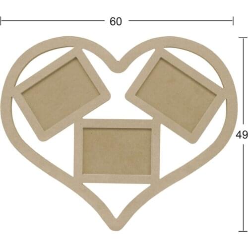 ÇER156 Multi Picture Frame, Hobby Wood Painting Mdf Frame