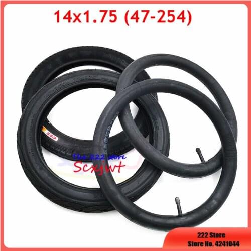 High Quality 14 Inch Children Bicycle Tires 14x1.75 /47-254 Tyre Inner Tube for BMX Kids Bikes Ultralight Folding Bike 14*1.75