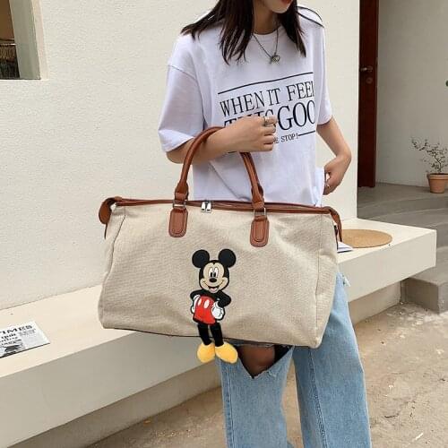 Disney Fashion Mickey One Shoulder Messenger Bag Large Capacity Travel Bag Leisure Fitness Tote Bag bags for women 2021