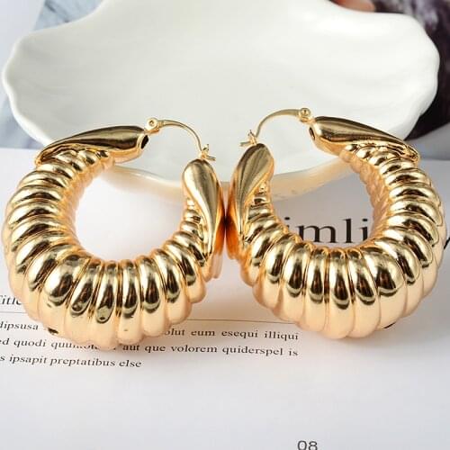 Fashion Jewelry Fashion Jewelry 2020 New Design Hoop Earrings For Women High Quality Round Jewelry For Party Wedding Findings