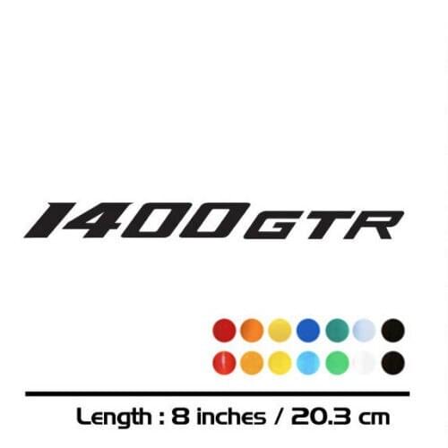 Motorcycle sticker bike Fuel tank Wheels helmet fairing Luggage MOTO car accessories reflective sign decal For KAWASAKI 1400GTR