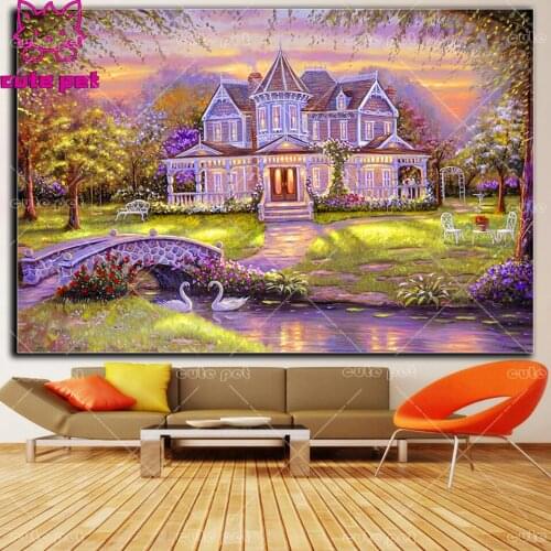 DIY Diamond Painting Chloe’s Summer Garden 5D rhinestone Cross Stitch Diamond Art Embroidery Mosaic Handmade Home Decor puzzle