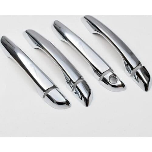 New Chrome Car Door Handle Cover Trim Sticker for Hyundai Elantra 2017 2018 2019 2020 Car Styling Accessories Car Decal